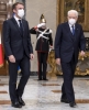 Il Presidente Sergio Mattarella con il Presidente della Repubblica Francese, Emmanuel Macron