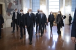 Il Presidente della Repubblica Sergio Mattarella alla farnesina in occasione degli Stati Generali della Lingua e della Creatività Italiane nel Mondo