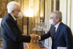 Il Presidente Mattarella riceve Dario Scannapieco Amministratore delegato e Direttore generale di Cassa Depositi e Prestiti
