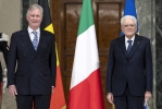 Il Presidente Sergio Mattarella e S.M. il Re Filippo dei Belgi