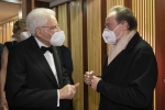 Il Presidente della Repubblica Sergio Mattarella con Riccardo Chailly, Direttore dell’Orchestra e del Coro del Teatro alla Scala, in occasione del “Macbeth”
