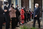 Il Presidente Sergio Mattarella in occasione della cerimonia di consegna degli Attestati d’Onore agli Alfieri della Repubblica conferiti negli anni 2019, 2020 e 2021 