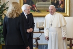 Il Presidente della Repubblica Sergio Mattarella incontra Papa Francesco