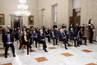 Il Presidente Sergio Mattarella in occasione della presentazione del progetto Google Arts & Culture 