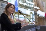 Giorgia Abeltino, Senior director Government affairs and public policy south EU di Google,  nel corso della presentazione del progetto Google Arts & Culture 