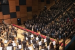 Il Presidente della Repubblica Sergio Mattarella e la Sig.ra Laura,al nuovo Auditorium del Maggio Musicale Fiorentino,in occasione del concerto di inaugurazione,diretto dal Maestro Zubin Mehta
