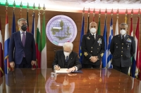 Intervento del Presidente Mattarella alla sede del Comando Operativo di vertice Interforze