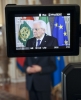 Il Presidente Sergio Mattarella nel corso del discorso di Fine Anno