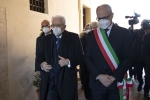 Il Presidente della Repubblica Sergio Mattarella rende omaggio alla camera ardente di David Sassoli
