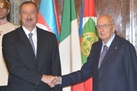 Incontro e successiva colazione con il Presidente della Repubblica dell’Azerbaigian, Ilham Aliyev, in visita ufficiale