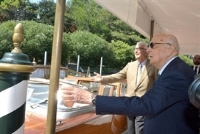 Visita del Presidente Napolitano a Venezia per la serata inaugurale della 71° Mostra Internazionale d'Arte Cinematografica e a Mestre, in forma privata, alla sede della Fondazione Gianni Pellicani
