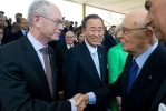 Il Presidente Napolitano con Herman Achille Van Rompuy, Presidente del Consiglio Europeo