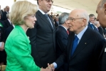 Il Presidente Napolitano con Quentin Alice Luoise Bryce, Governatore Generale del Commonwealth d'Australia
