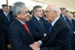  Il Presidente Giorgio Napolitano con Sebastian Pinera Echenique, Presidente della Repubblica del Cile