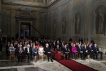 Il Presidente della Repubblica Giorgio Napolitano in occasione del concerto 