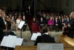 Il Presidente della Repubblica Giorgio Napolitano in occasione del concerto al Quirinale 