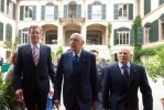 Il Presidente della Repubblica Giorgio Napolitano con il Presidente della Repubblica Federale di Germania