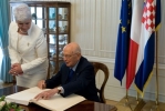  Il Presidente della Repubblica Giorgio Napolitano con il Primo Ministro della Repubblica di Croazia Jadranka Kosor