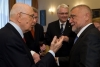 - Il Presidente della Repubblica Giorgio Napolitano con l'ex Presidente della Repubblica di Croazia 