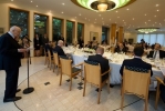 Il Presidente della Repubblica Giorgio Napolitano durante il pranzo di Stato