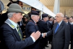 Il Presidente Giorgio Napolitano con i rappresentanti delle Associazioni Combattentistice e d'Arma