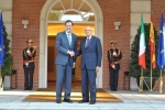 Il Presidente Giorgio Napolitano con il Presidente del Governo spagnolo Mariano Rajoy