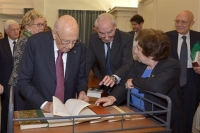 Il Presidente della Repubblica Giorgio Napolitano alla presentazione del volume "Antonio Maccanico. Con Pertini al Quirinale. Diari 1978-1985"
